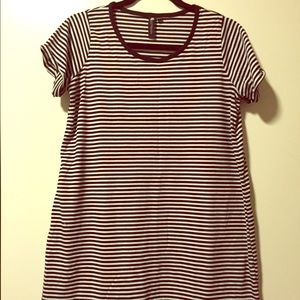 Striped shift dress