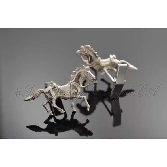 Horse Cufflinks sterling silver .925