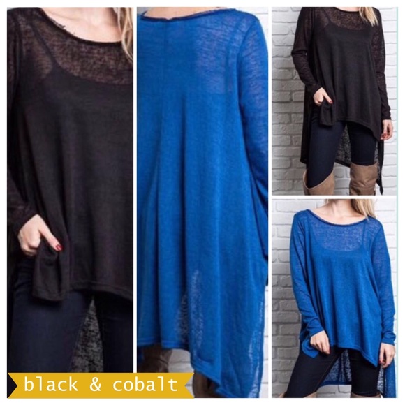 OVERSIZED HIGH LOW TOP - Picture 2 of 2