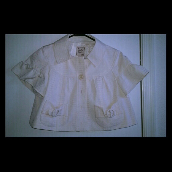 Nanette Lepore Ivory Swing Jacket