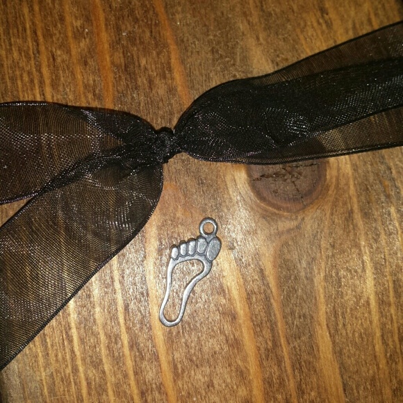 Sterling Silver Bare Foot Charm