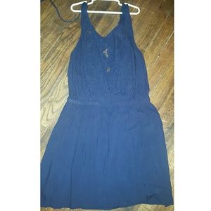Flirty navy blue dress