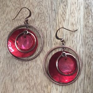 ‼️LOWEST‼️ Red drop earrings