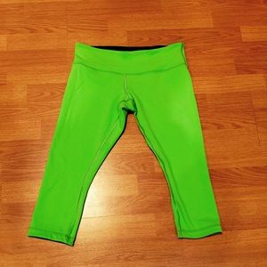 Lululemon wunder under crops size 10