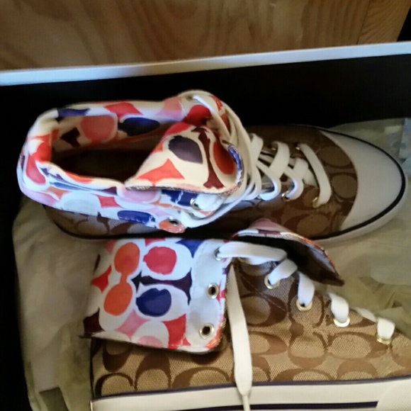 Women's Coach high top sneakers