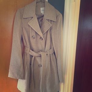 Tweed peacoat
