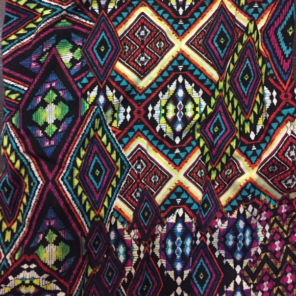 NWT- Multi-colored cabana pants - Picture 2 of 3