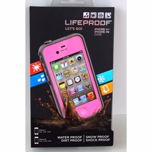 iPhone 4/4s Pink LifeProof Case