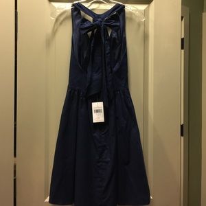 Lauren James Augusta Dress XS navy NWT