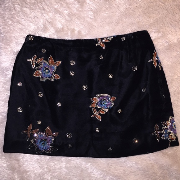 Vintage Velvet Micro Mini