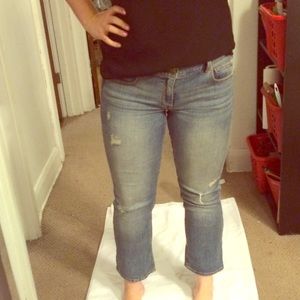 Capri jeans leggings.