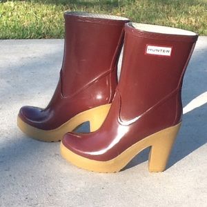 Hunter Boots with heels