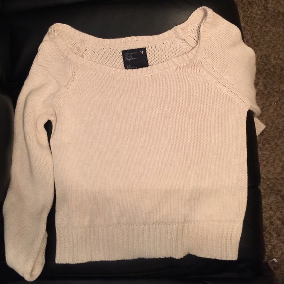 American eagle crop sweater