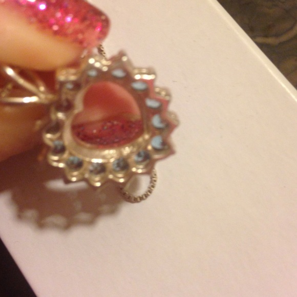 Beautiful blue topaz sterling silver necklace - Picture 3 of 3