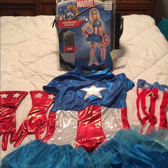 Halloween costume-captain America