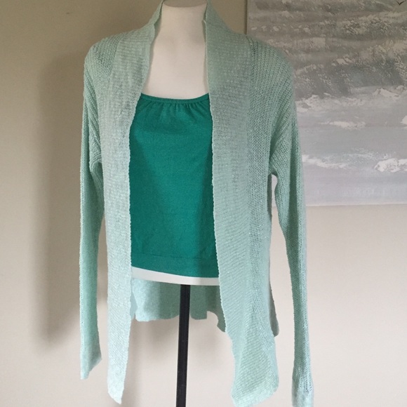 Sparkle & Fade Sweaters - SPARKLE&FADE urban outfitters mint grn cardigan M