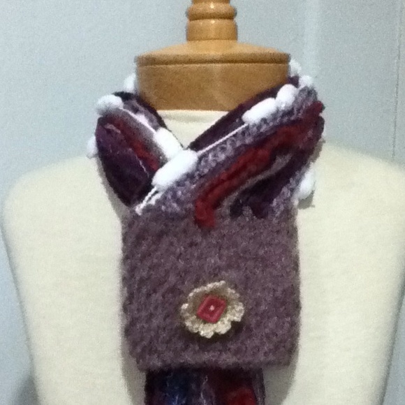 Unique handmade scarf - Picture 2 of 4