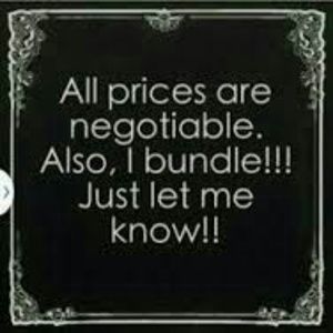 Prices negotiable