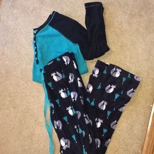Soft Fox Pajama Set