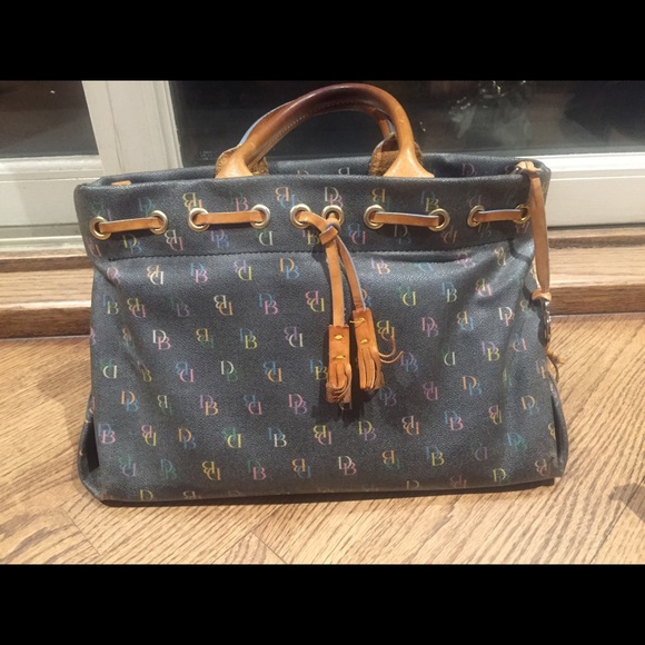 Downey & Bourke "IT" tassel tote handbag