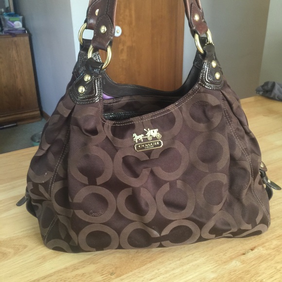 Authentic Brown Coach Purse