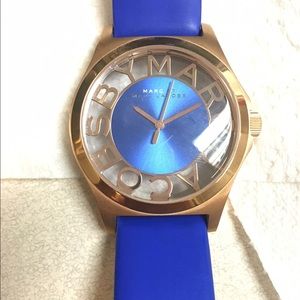 Marc by Marc Jacobs Watch/blue-rose-gold