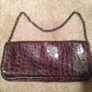 ‼️Hot Deal‼️Antonio Melani Brown Clutch with Chain