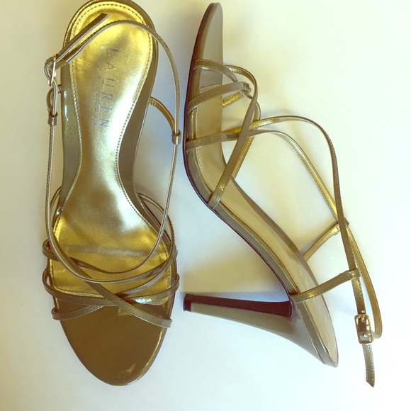 Lauren by Ralph Lauren strappy heel 7 1/2 M.