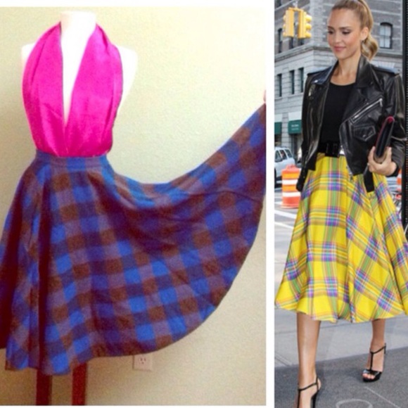 Pendleton Dresses & Skirts - Pendleton wool plaid midi skirt