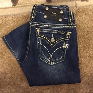 Miss Me Boot Cut Dark Wash Jeans