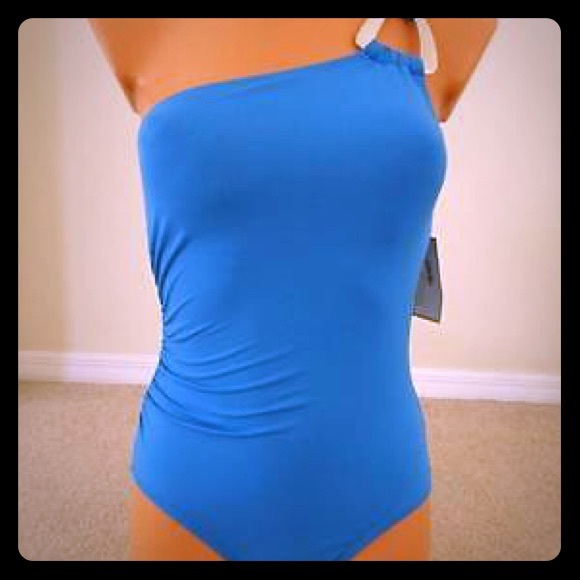 Micheal kors summer blue maillot swimwear