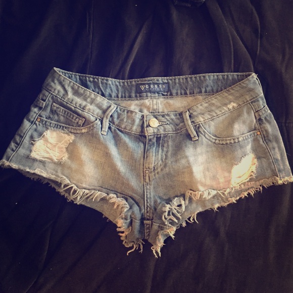 Guess brand daisy dukes (denim shorts)