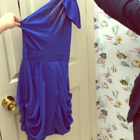 Cobalt blue formal dress