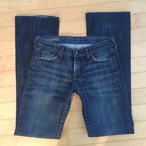 Dark blue boot it citizens of humanity jean