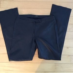LAST DAY!!! Real black leather pants! BCBG size 6!