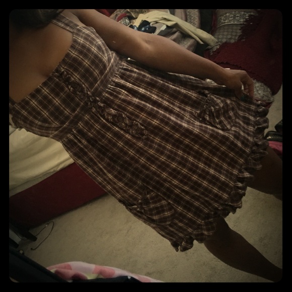 Short Plaid dress!