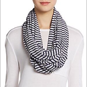 Calvin Klein Striped Infinity Scarf