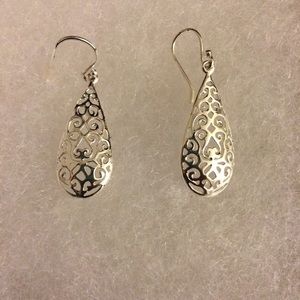 Silver earrings