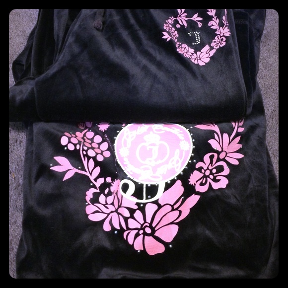 Logo Velour Juicy Track Suit