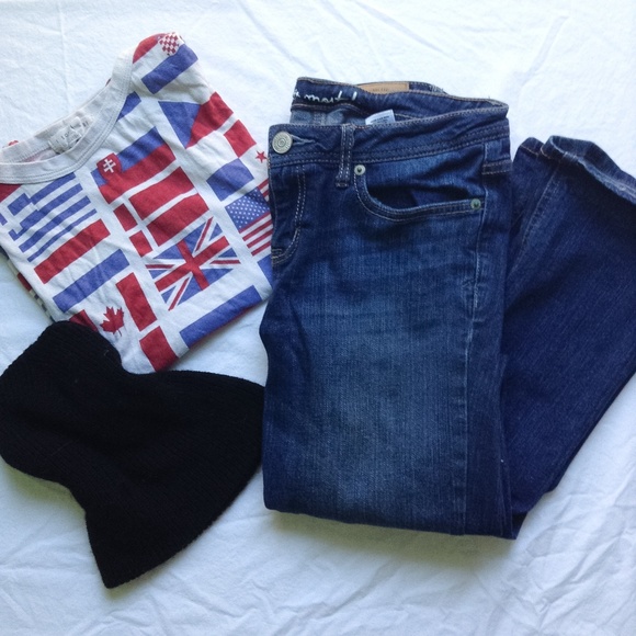 TODAY ONLY $5 Aeropostale- bootcut dark jeans LONG