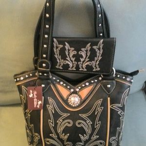 Purse with matching wallet