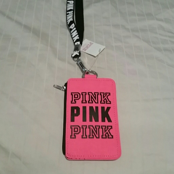 Pink I.D. holder!