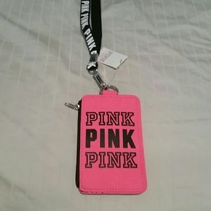Pink I.D. holder!
