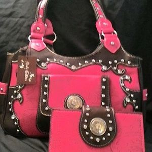 Purse with matching wallet