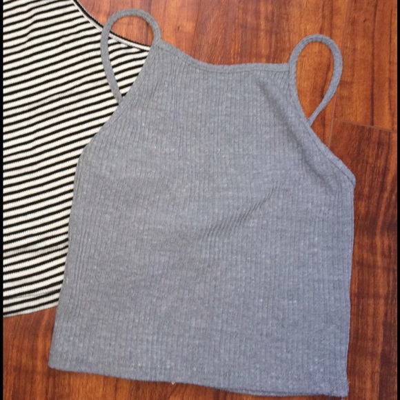 Brandy top gray