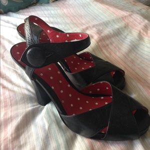 Peep-Toe Strappy Heel