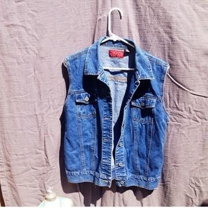 Jean jacket vest