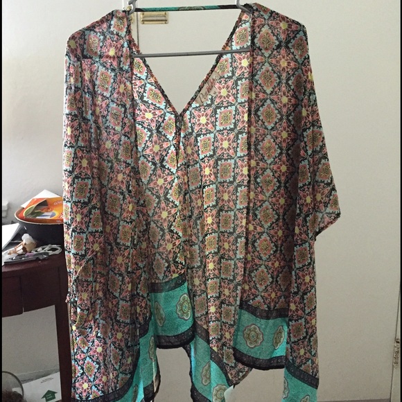 Sheer kimono