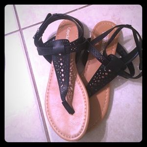 Black sandals