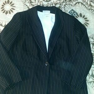 3 piece pinstripe pant suit